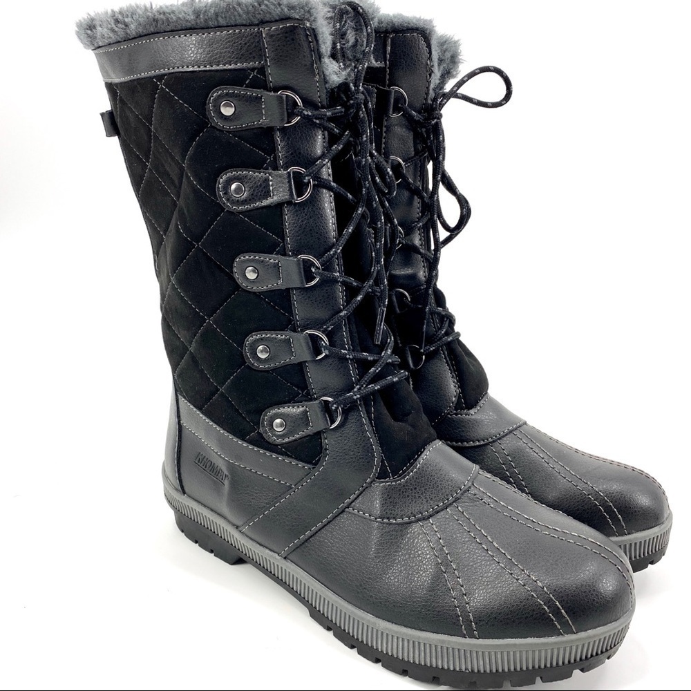 Khombu Gemma fur lined winter boots NWT!